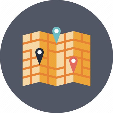 Cartography Direction Gps Guidance Guide Label Location Icon