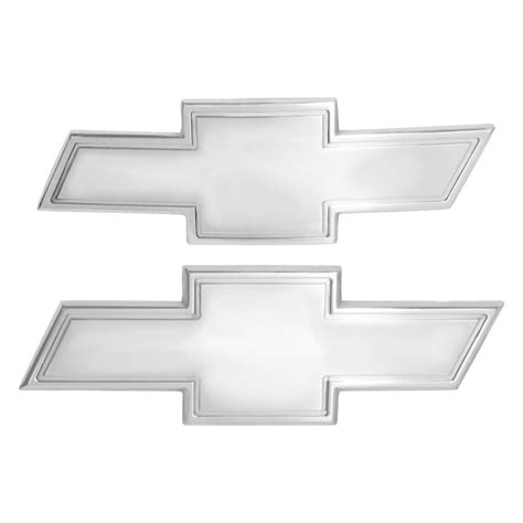 Ami® 96128c Chevy Bowtie Style Chrome Grille And Tailgate Emblems