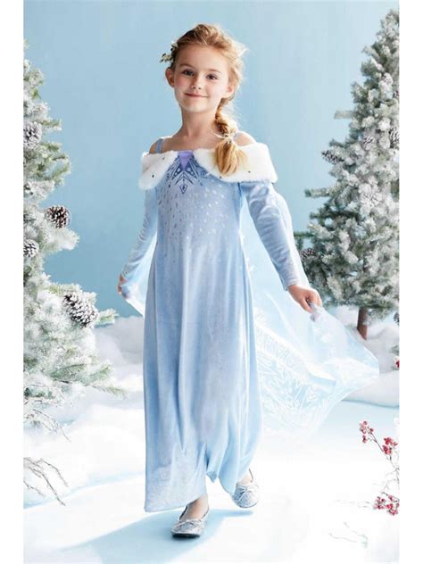 Olafs Frozen Adventure Elsa Costume For Girls Chasing Fireflies