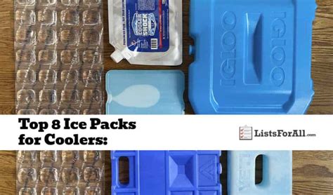 Best Ice Packs For Coolers The Top 8 List