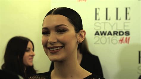 Bella Hadid Reveals Her Party Trick At The Elle Style Awards 2016 Youtube