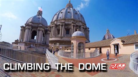 Rome Climbing The Dome St Peters Basilica Roma Salita Cupola Di San