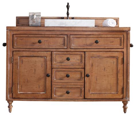 Free shipping on prime eligible orders. James Martin Copper Cove 48" Driftwood Patina Single ...