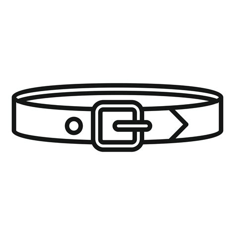 Dog Head Belt Icon Outline Style 14568097 Vector Art At Vecteezy