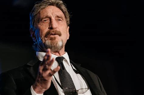 A few tumble to the floor. Official John McAfee Reacts to Trump's Negative Crypto ...