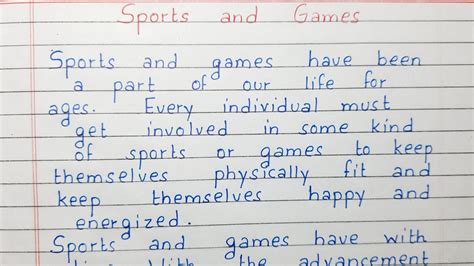 Sports Essay Writing 7 Hooks To Run When Writing An Essay On Sports