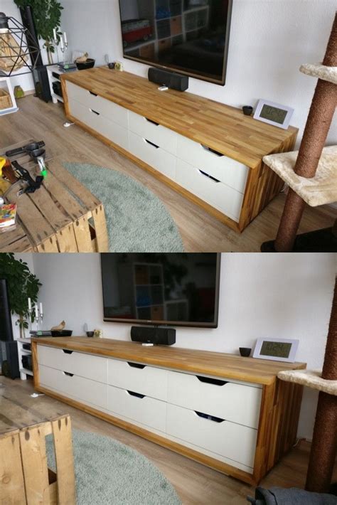 See more ideas about ikea tv stand, ikea tv, living room designs. Long TV stand from IKEA Stolmen - IKEA Hackers | Long tv ...