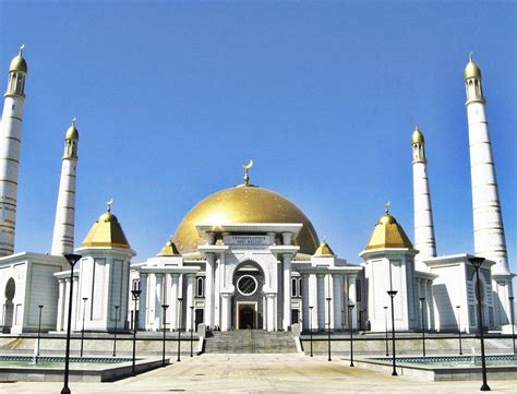 Turkmenbashi Ruhy Mosque Turkmenistan Images