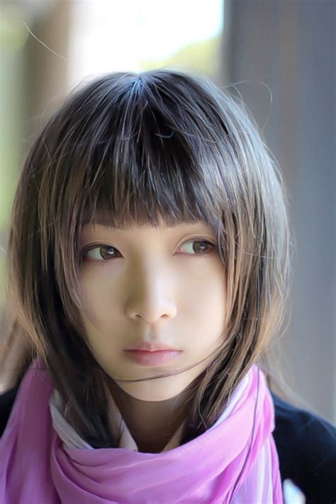 For a graduated/inverted bob to take on the proper shape, it needs to be cut and styled to flip under. Cute Short Asian Bob Haircut with Blunt Bangs - Hairstyles ...