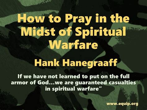 How To Pray In The Midst Of Spiritual Warfare Christian Research