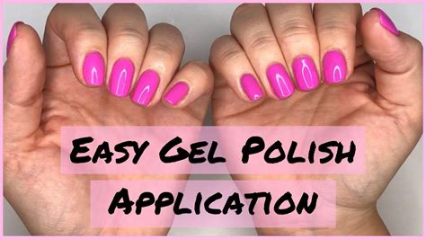 How To Apply Gel Nail Polish At Home Tutorial For Beginners Using