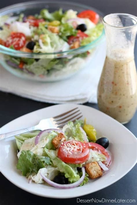 Head to your nearest olive garden and let your server know you would like to get the never ending stuffed pastas for $11.99. Copycat Olive Garden Salad Dressing - Dessert Now, Dinner ...