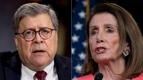 Pelosi Says Barr Lied To Congress And Committed A Crime As Doj