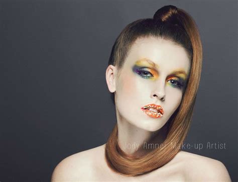 Colour Block Make Up Editorial Hair And Make Up Jody Amner Model
