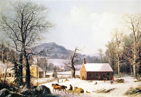 19th Century American Paintings George Henry Durrie Ctd