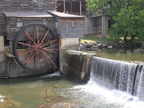 Pigeon Forge Tn The Old Water Wheel Mill At Pigeon Forge Tn Photo