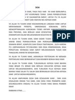 Dengan pembacaan doa yang benar maka kehadiran roh kudus akan turut. DOA ACARA SYUKURAN