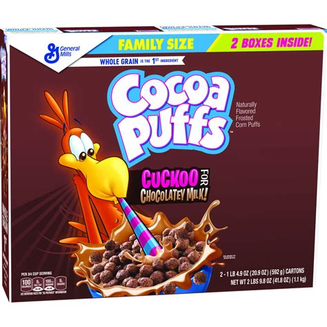 2 Pack Cocoa Puffs Chocolate Cereal 418 Oz
