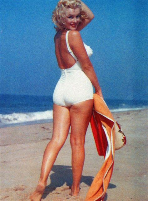 Iconic Moments Of Marilyn Monroe In Bikini And Swimsuit From Between