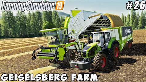 Picking Straw With New Forage Harvester Geiselsberg Farm Farming