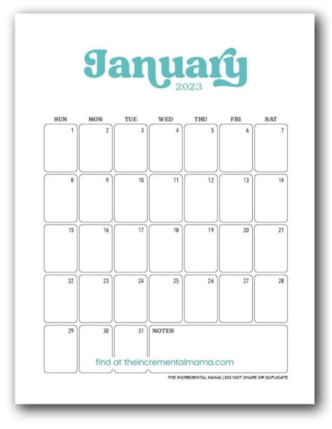 January 2023 Calendar Printable Editable Mobila Bucatarie 2023