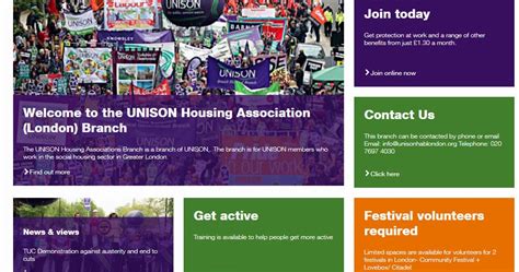 Johns Labour Blog Unison Housing Associations Branch New Website