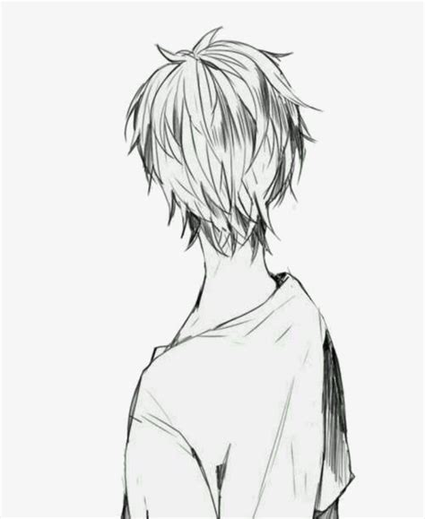 Anime Hair Back Of Head的圖片搜尋結果 Anime Boy Sketch Manga