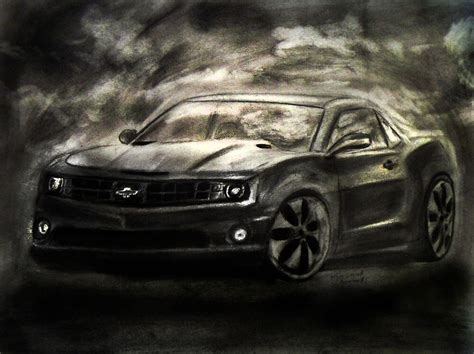 Chevrolet Camaro Drawing By Masaad Amoodi Redbubble