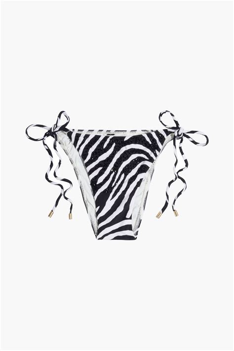 vix paula hermanny zebra print low rise bikini briefs the outnet