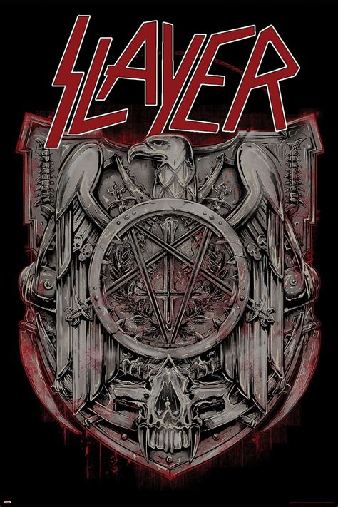 Slayer Rock Posters Band Posters Metal Posters Thrash Metal Death
