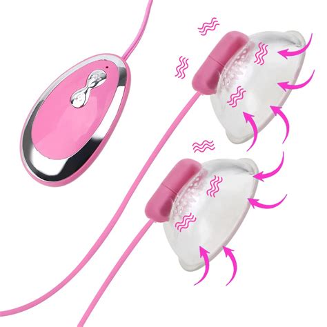 Umf7 Nipple Suction Cups Vibrator Nipple Sucker Vibrator Sex Toy For Woman Tongue Lick Electric