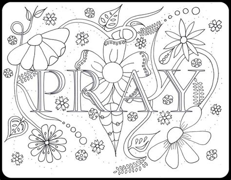 Prayer Coloring Pages For Adults At Free Printable