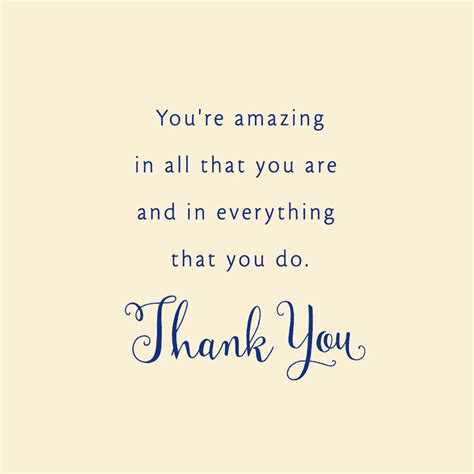 Youre Amazing In Every Way Thank You Card Greeting Cards Hallmark