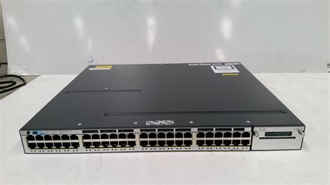 Cisco Catalyst 3750x 48t S Switch Lot 941444 Allbids