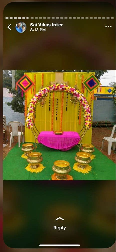8 Hours Mangala Snanam Background Decoration Hyderabad Rs 8000day