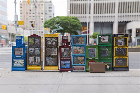 Newspaper boxes are dramatically disappearing from Toronto's streets