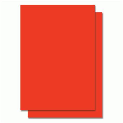 Fluorescent Color Label Sticker A4 Size 100 Sheets Red C01 05 Red