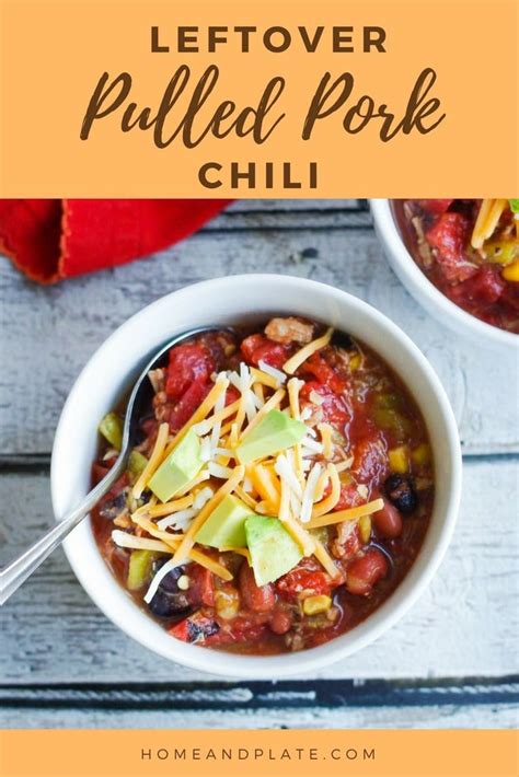 17 best ideas about leftover pork chops on pinterest. Pork Chili (using leftover pork tenderloin) - Home and Plate