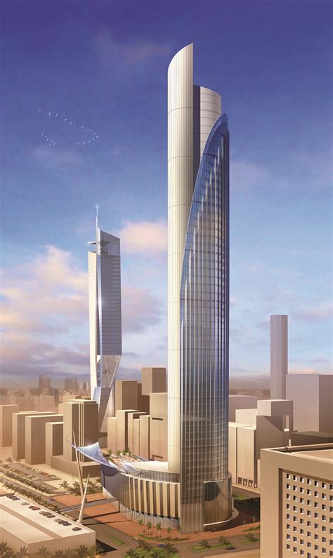 Intercontinental Mixed Use Tower Kuwait City Kuwait As A Landmark