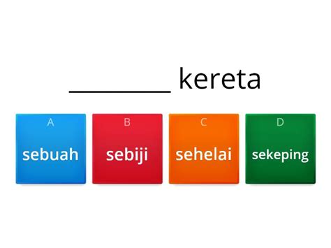 Video ini direka untuk murid tahun 1 untuk mengenali penjodoh bilangan berdasarkan standard kandungan dalam buku teks bahasa melayu sjkc tahun 1 muka surat 42. penjodoh bilangan - Kuiz