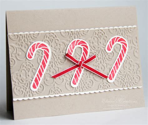 Please like and share the video if you liked this card. Elaine's Creations: Candy Cane Christmas Card