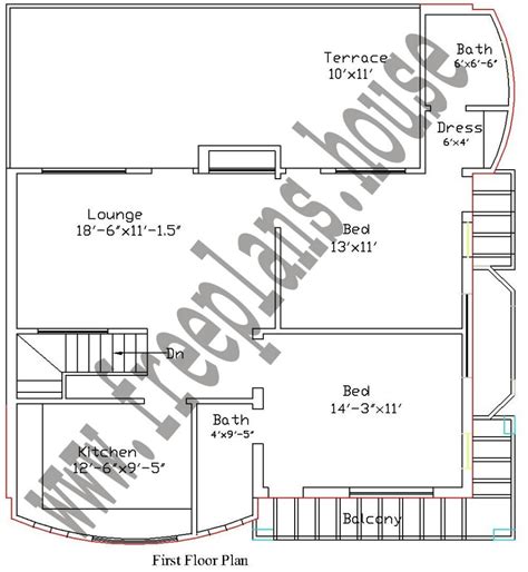 30×36 90 Square Meters House Plan Free House Plans