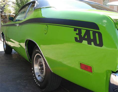 1971 Sassy Grass Green Plymouth Duster 340 Fully Restored And Numbers