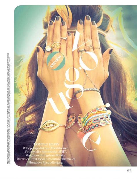 Deepika Padukone Vogue Magazine India June 2014 Issue • Celebmafia