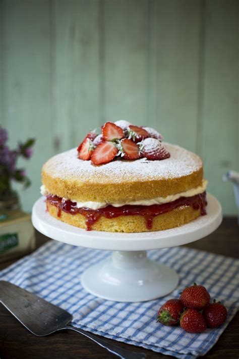 Classic Victoria Sandwich By Donal Skehan Sponge Cake Recipes Almond