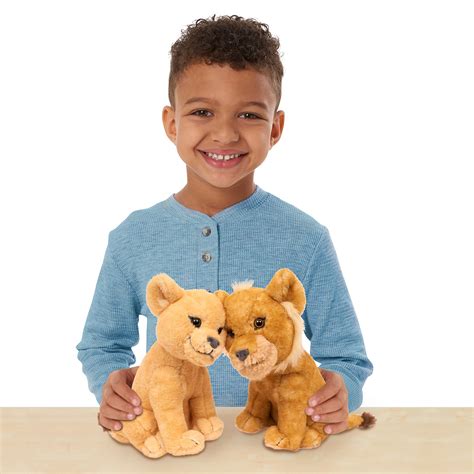 disney s the lion king nuzzling simba and nala plush amazon exclusive by just play buy online