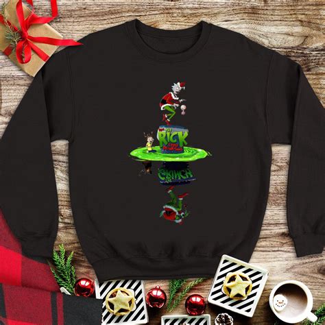 Awesome Crossover Walter And The Grinch How The Rich Stole Plumbus Rick And Morty Shirt Kutee