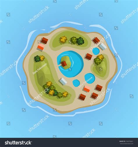 Btw i'm using happy island designer right now and its incredible. Top View Island Sprite. Vector Game Design For App ...