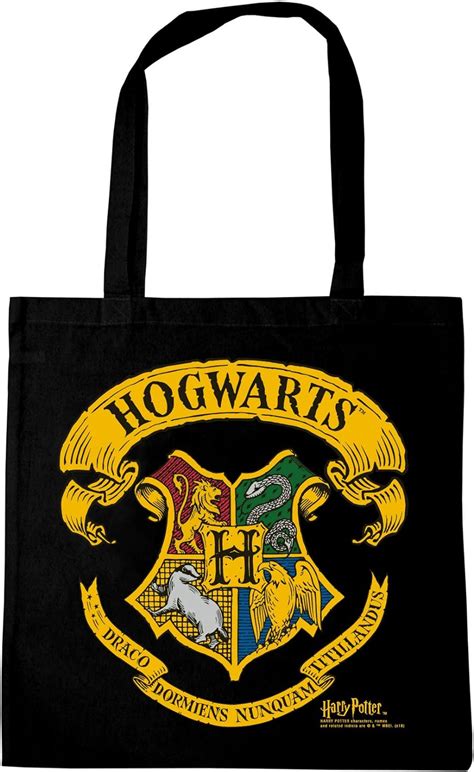 Logoshirt Harry Potter Hogwarts Logo Shopping Bag Eco