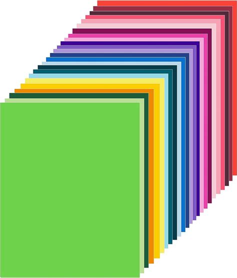 220 Sheets Colored Cardstock Paper Colorful Paper Assorted